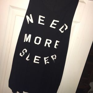 It ❤️ Closet Black Need More Sleep Tank
